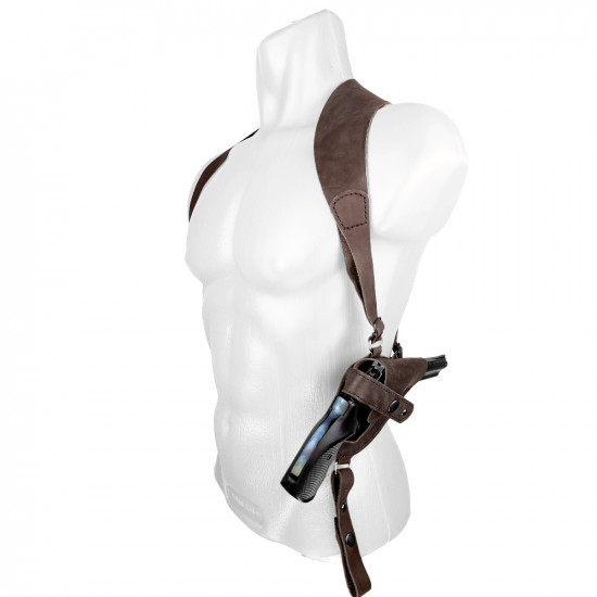Кобура оперативная для револьвера кожа цвет шоколадный