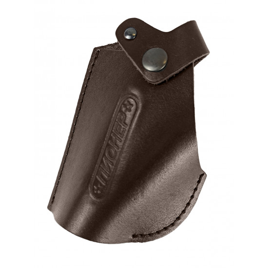 Кобура поясная со шлевкой для пистолета Пионер цвет шоколад под левую руку
