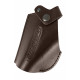Кобура поясная со шлевкой для пистолета Пионер цвет шоколад под левую руку