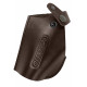 Кобура поясная со шлевкой для пистолета Пионер цвет шоколад под левую руку