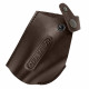 Кобура поясная со шлевкой для пистолета Пионер цвет шоколад под левую руку