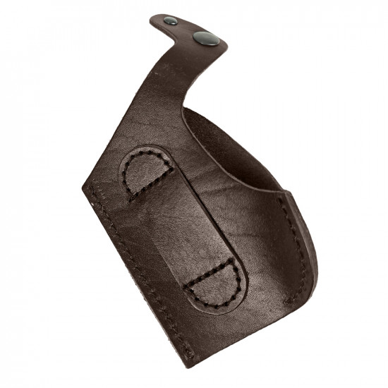 Кобура поясная со шлевкой для пистолета Пионер цвет шоколад