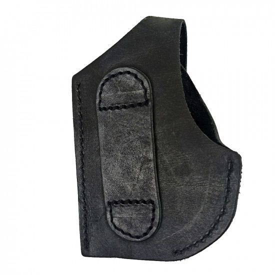 Кобура для пистолета Премьер поясная натуральная кожа, черная