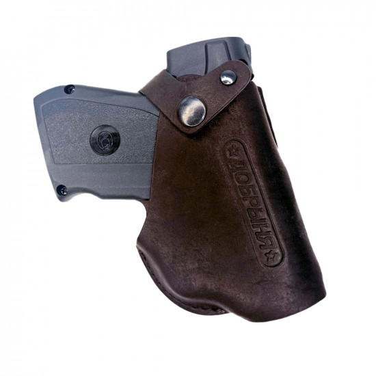 Кобура поясная со скобой для пистолета Добрыня, цвет шоколад