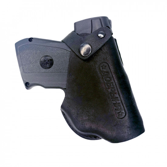 Кобура поясная со скобой для пистолета Добрыня, черная