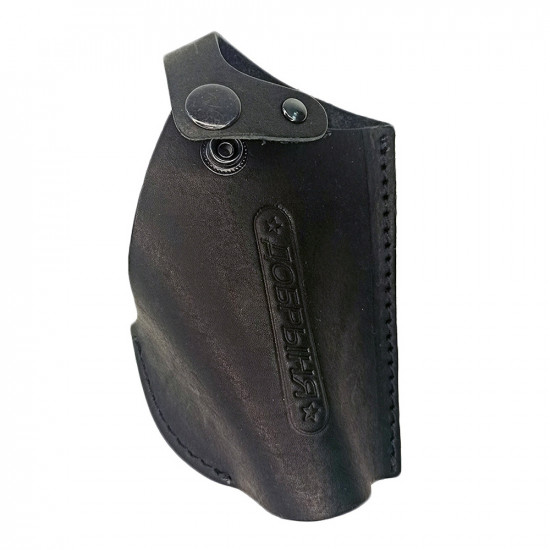 Кобура поясная со скобой для пистолета Добрыня, черная