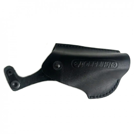 Кобура поясная со скобой для пистолета Добрыня, черная