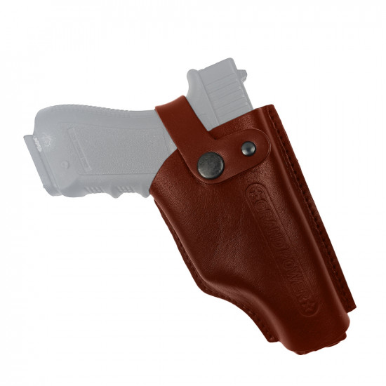 Кобура поясная со скобой для пистолета GrandPower, цвет коньяк