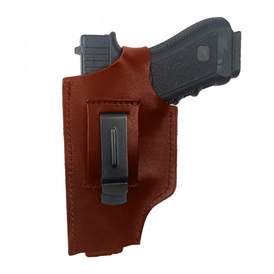 Кобура поясная со скобой для пистолета GrandPower, цвет коньяк