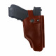 Кобура поясная со скобой для пистолета GrandPower, цвет коньяк