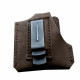 Кобура для Оберег аэрозольного пистолета поясная со скобой натуральная кожа, цвет шоколад