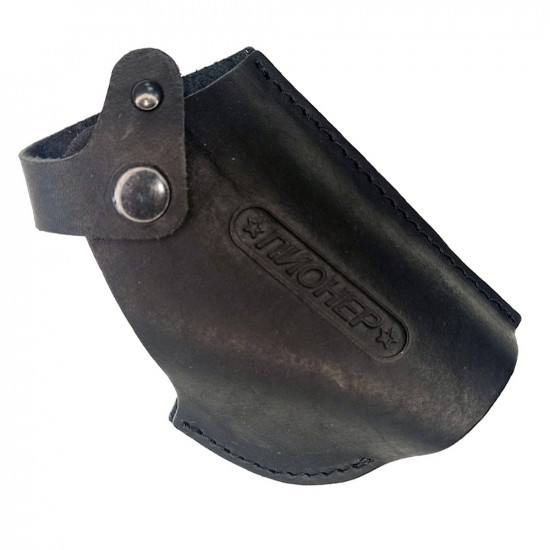 Кобура поясная со скобой для пистолета Пионер, черная