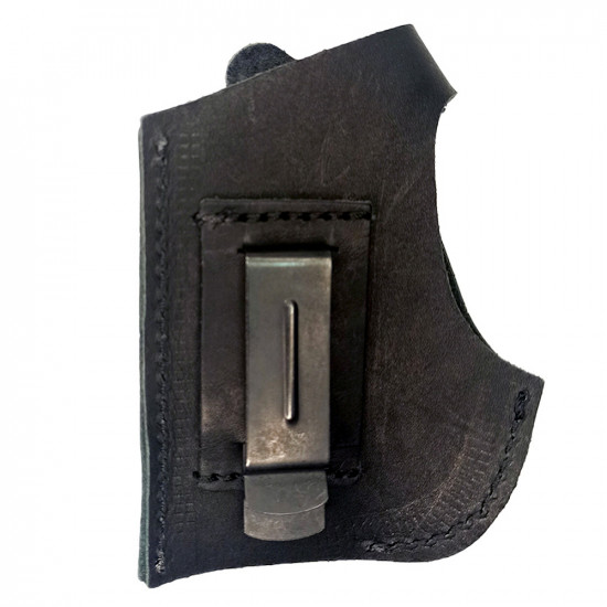 Кобура поясная со скобой для пистолета Пионер, черная