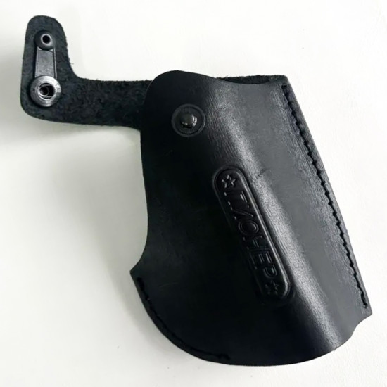 Кобура поясная со скобой для пистолета Пионер, черная