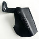 Кобура поясная со скобой для пистолета Пионер, черная