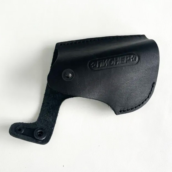 Кобура поясная со скобой для пистолета Пионер, черная