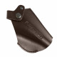 Кобура поясная со скобой для пистолета Пионер, цвет шоколад