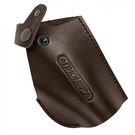 Кобура поясная со скобой для пистолета Пионер, цвет шоколад