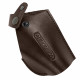 Кобура поясная со скобой для пистолета Пионер, цвет шоколад