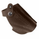 Кобура поясная со скобой для пистолета Пионер, цвет шоколад