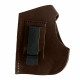 Кобура поясная со скобой для пистолета Пионер, цвет шоколад