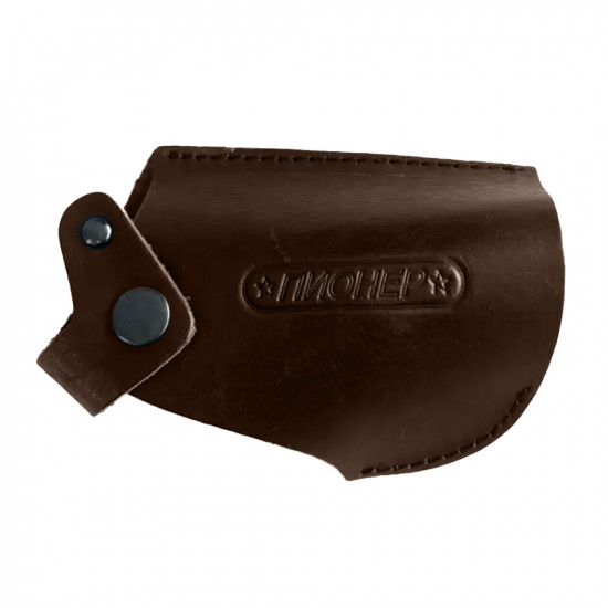 Кобура поясная со скобой для пистолета Пионер, цвет шоколад