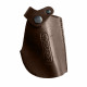 Кобура поясная со скобой для пистолета Пионер, цвет шоколад