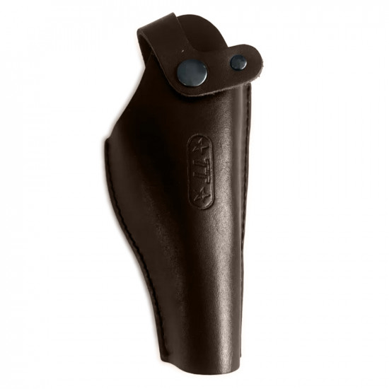 Кобура кожаная поясная на ремень для пистолета "ТТ" со скобой, цвет шоколад