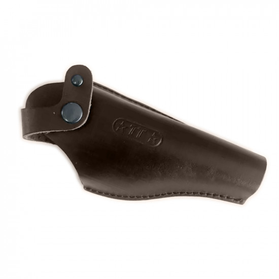 Кобура кожаная поясная на ремень для пистолета "ТТ" со скобой, цвет шоколад