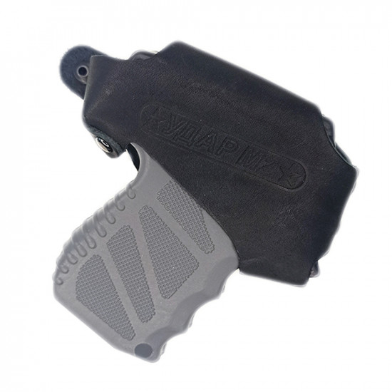 Кобура поясная со скобой для пистолета "Удар М2", черная