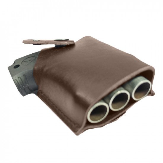 Кобура для ПУ-3 пускового устройства резьбовых патронов сигнал охотника цвет шоколад