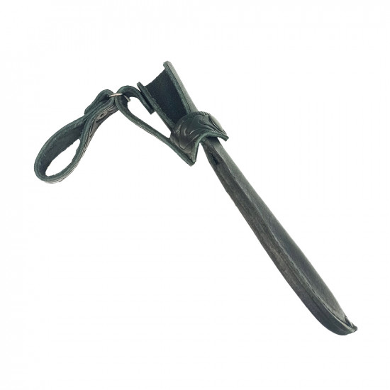 Ножны для ножа с длинной клинка 14 см европейского типа кожаные цвет черный