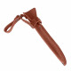 Ножны для ножа с длинной клинка 16 см европейского типа кожаные цвет коньяк