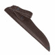 Ножны для ножа с длинной клинка 16 см финского типа кожаные цвет шоколад