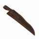 Ножны для ножа с длинной клинка 16 см финского типа кожаные цвет шоколад