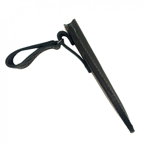 Ножны для ножа с длинной клинка 12 см погружные кожаные цвет черный