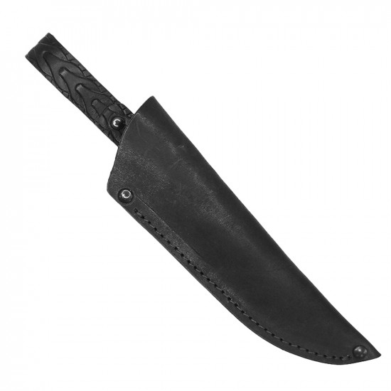 Ножны для ножа с длинной клинка 16 см погружные кожаные цвет черный
