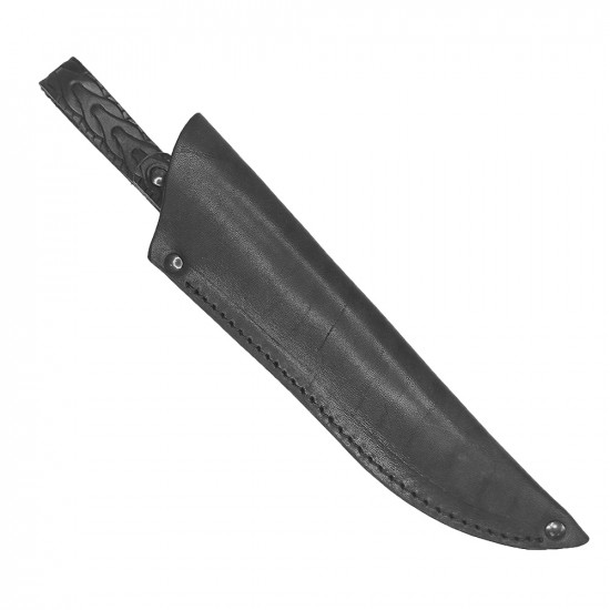 Ножны для ножа с длинной клинка 16 см погружные кожаные цвет черный