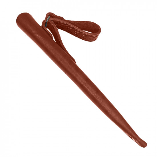 Ножны для ножа с длинной клинка 16 см погружные кожаные цвет коньяк