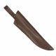 Ножны для ножа с длинной клинка 16 см погружные кожаные цвет шоколад