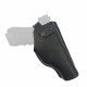 Кобура поясная со скобой для пистолета Glock17, черная
