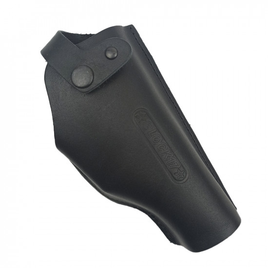 Кобура поясная со скобой для пистолета Glock17, черная