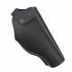 Кобура поясная со скобой для пистолета Glock17, черная