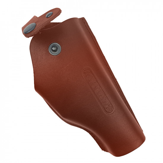 Кобура поясная со скобой для пистолета Glock17, цвет коньяк