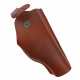 Кобура поясная со скобой для пистолета Glock17, цвет коньяк