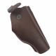 Кобура поясная со скобой для пистолета Glock17, цвет шоколад