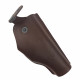 Кобура поясная со скобой для пистолета Glock17, цвет шоколад