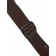 Ремень кожаный фигурный цвет шоколад 140 см
