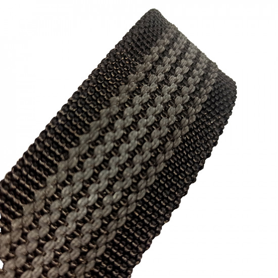 Ремень оружейный синтетический противоскользящий двухточечный текстильный черный