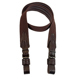 Ремень оружейный синтетический противоскользящий двухточечный текстильный коричневый